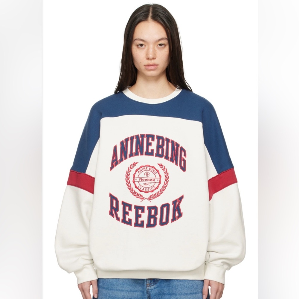 EUC anine bing Reebok sweatshirt